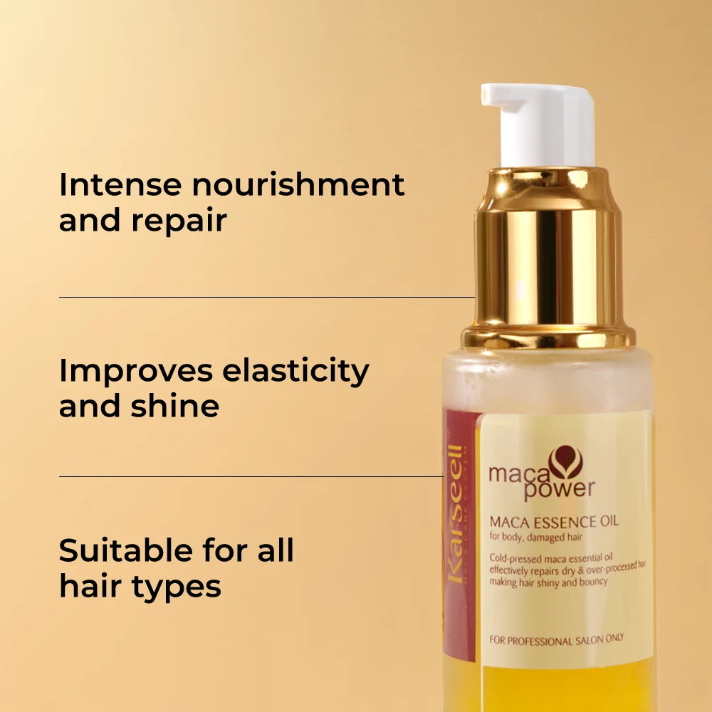 Collagen Hair Treatment Deep Repair Hair Mask 500Ml + Argan Oil Hair Serum 50Ml for Dry Damaged Hair All Hair Types